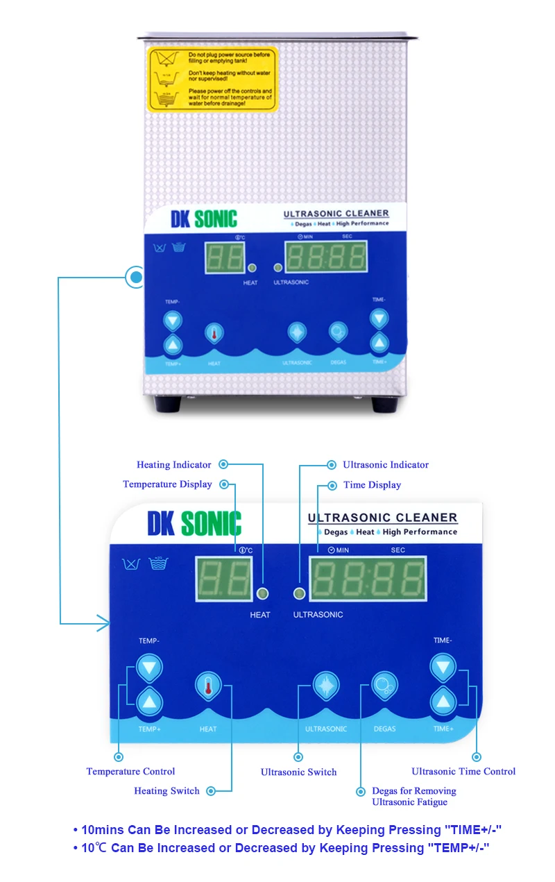 DK sonic 2L 60 Вт Ультра Соник Очиститель Degas Отопление таймер ультразвук для монет ювелирные металлические детали маникюрные инструменты стоматологические очки