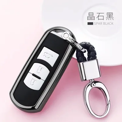 TPU чехол для автомобильных ключей для мазда 6 Мазда 3 CX-5 CX-7 CX-9 корпус для автомобильного ключа подходит для мазды 323 626 Familia CX-3 брелок