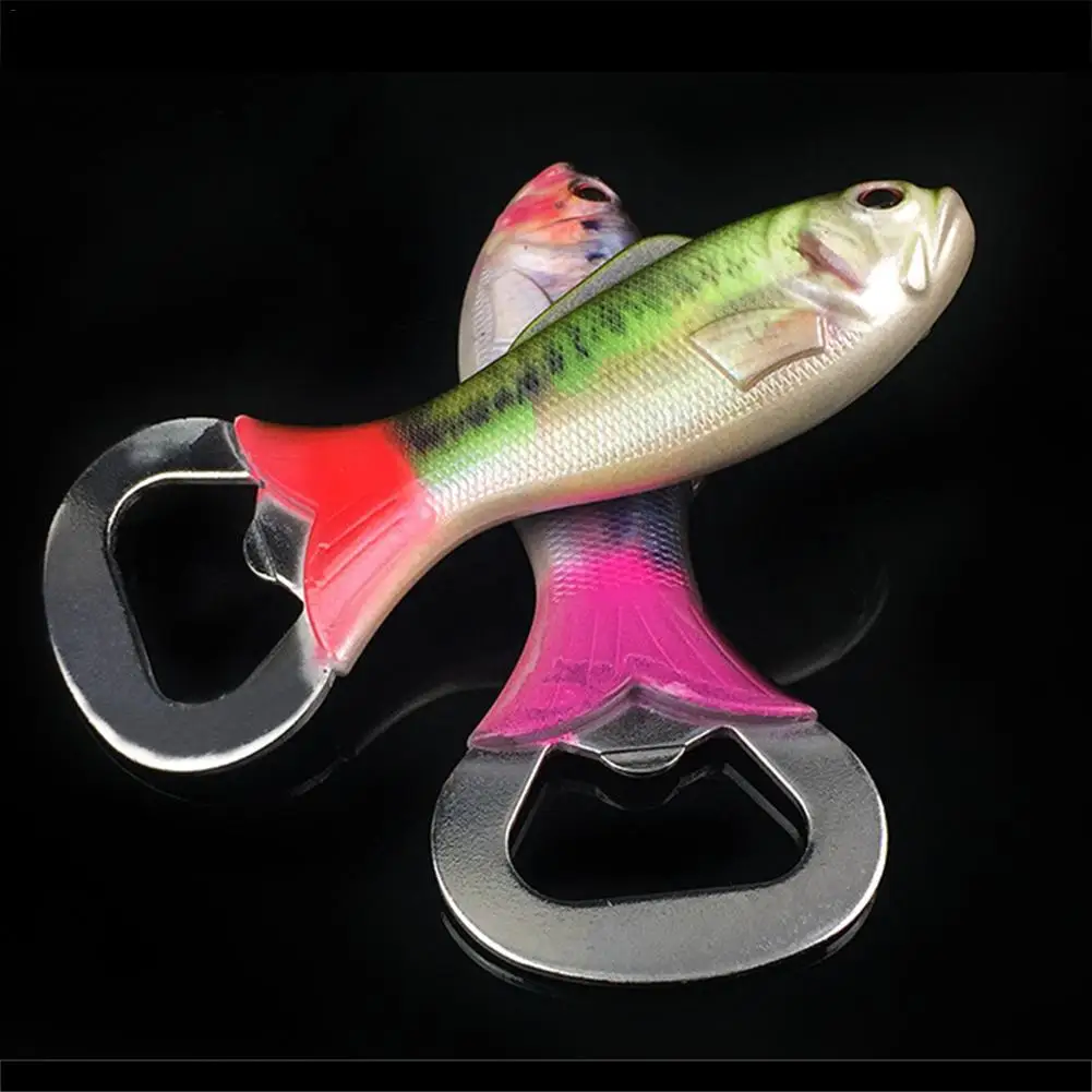 New Fishing Tool Flat Type Beer Bottle Opener Soda Stainless Steel