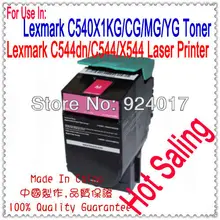 Для Lexmark C544 тонер-картридж, тонер сброса для Lexmark C544DN C544N C544DW C546DTN X544DN X544N X546DTN X548DE X548DTE принтера