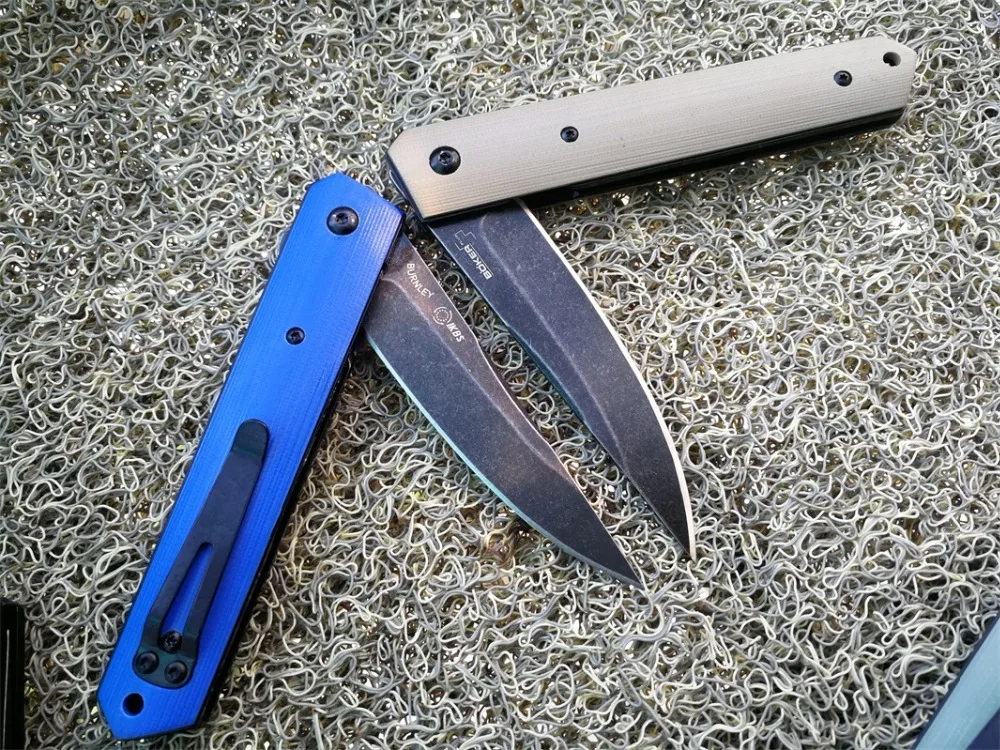 JIAHENG C81 OEM Kwaiken складной нож 9cr18 лезвие g10 ручка карманный шариковый подшипник