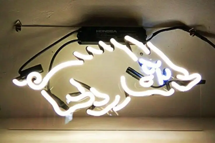 

Boar Glass Neon Light Sign