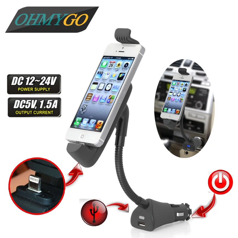 bilder für 180 grad autotelefonhalter mit Usb-ladegerät für das iPhone 5 6 7 Auto Halter Ladegerät Hohe Qualität PC + ABS Schwarz farbe bilder für 180 grad autotelefonhalter mit Usb-ladegerät für das iPhone 5 6 7 Auto Halter Ladegerät Hohe Qualität PC + ABS Schwarz farbe