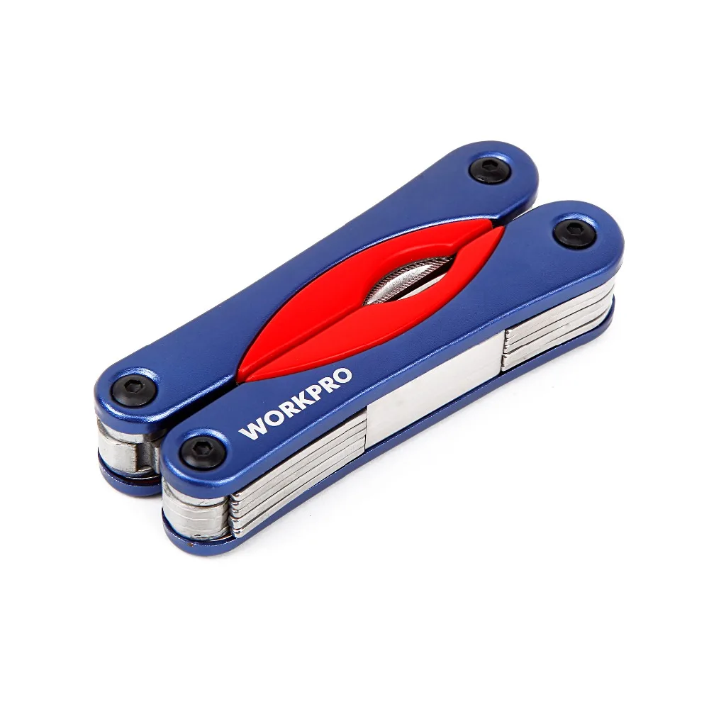 Baratos Trabajo Pro 15 en 1 Multi herramienta alicates cuchillo de bolsillo herramientas plegables al aire libre Camping equipo de supervivencia