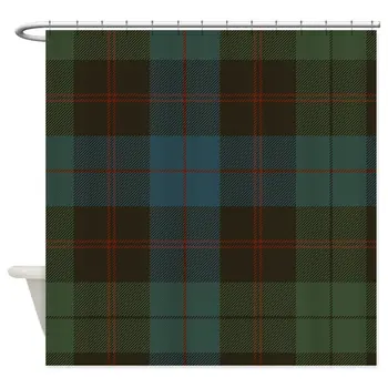 

Guthrie Tartan Shower Curtain Decorative Fabric Shower Curtain Set and Anti-slip Floor Mat Outdoor Rugs