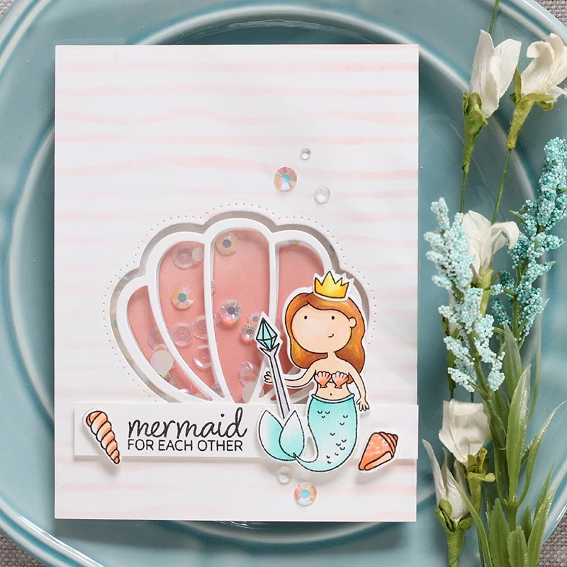 

NEW shell Metal Cutting Dies Stencils for DIY Scrapbooking/photo album Decorative Embossing DIY Paper Cards