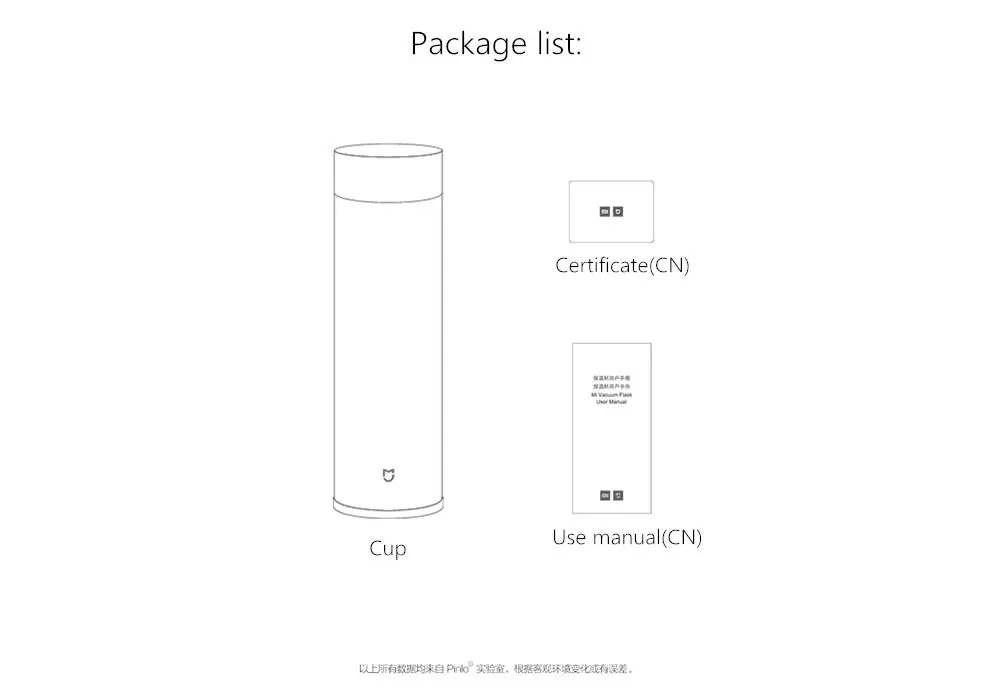 Портативный мини-термос Xiaomi Mijia, двухслойная Вакуумная чашка для сохранения тепла и холода, бутылка для воды от Youpin