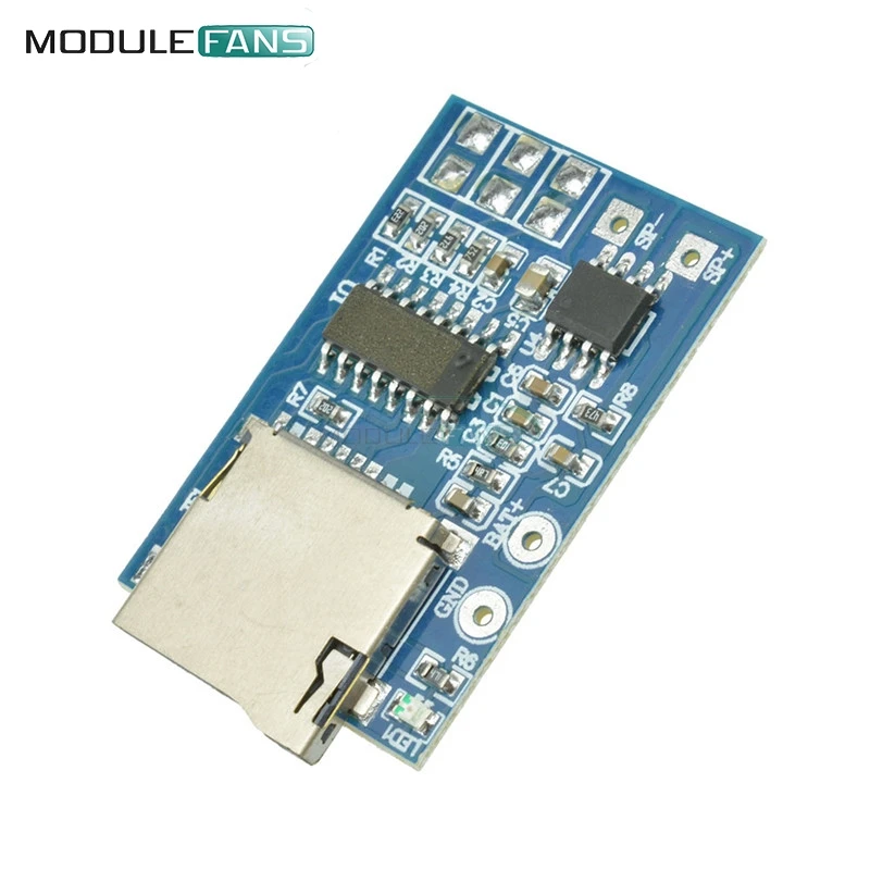 Плата mp3 декодера с TF картой GPD2846A 2 Вт модуль усилителя для модуля питания Arduino GM