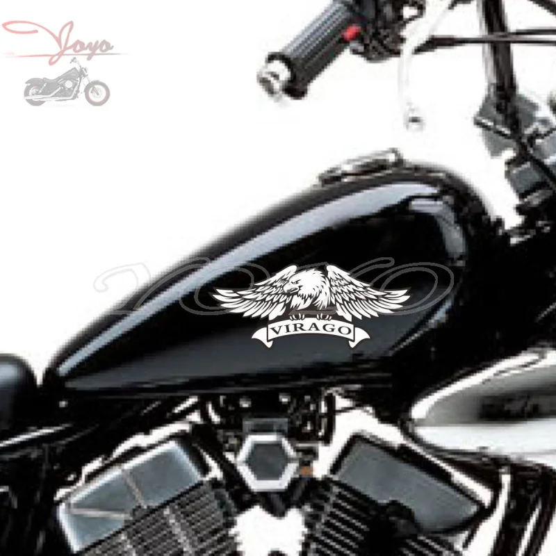 Наклейки для топливного бака Fly Eagle наклейки виниловые Yamaha XV250 XV400 XV535 Virago|Наклейки