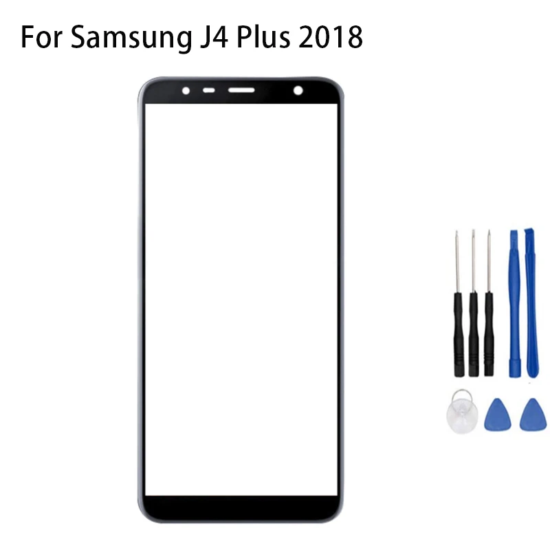 Для Samsung Galaxy J4 + Plus 2018 J415 J415F Переднее стекло 6 0 &quotсенсорный ЖК экран внешняя панель