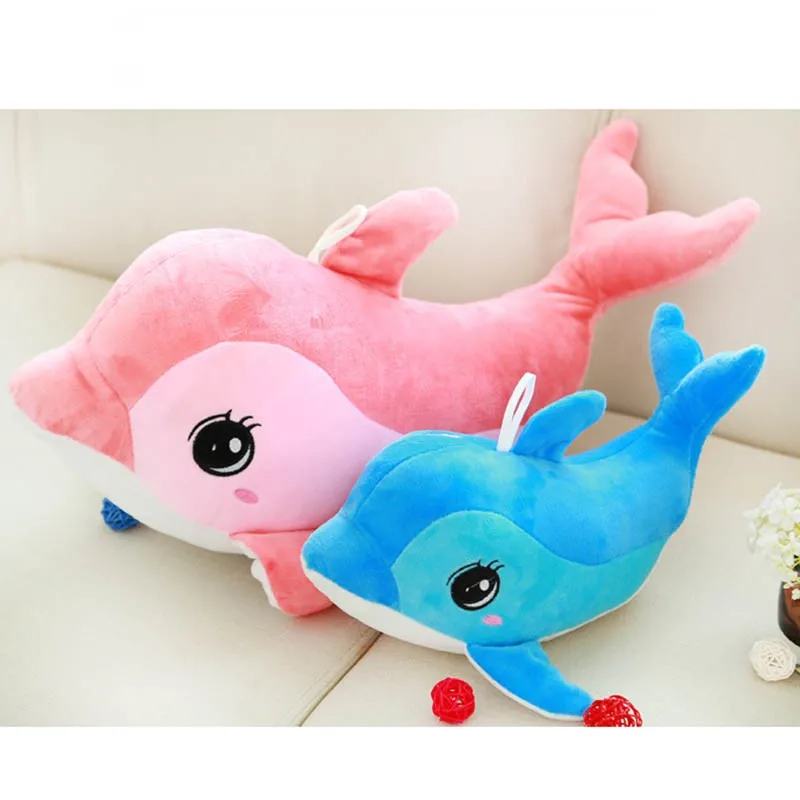 

Cute Kids Gift High-quality Dolphins Pillow Doll Plush Toys Dolphins Doll Baby Gift Plush Animals