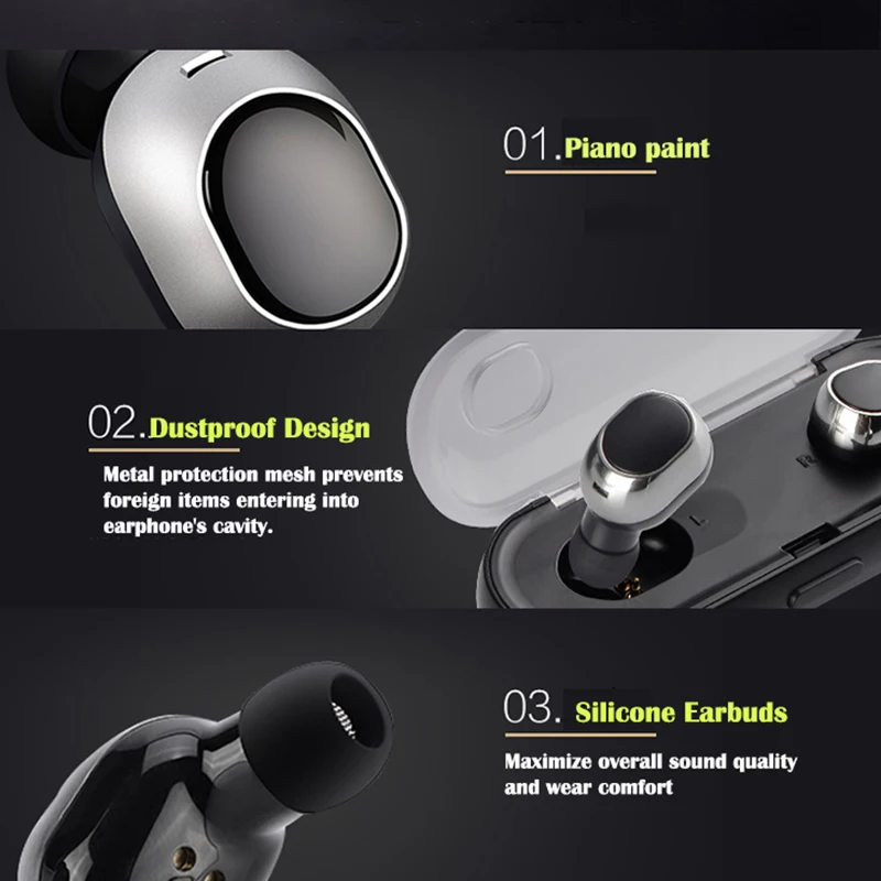 Image result for TWS-16 WIRELESS BLUETOOTH EARBUDS