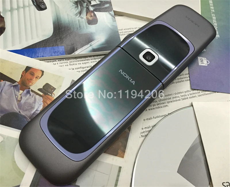 7020 разблокированный сотовый телефон Nokia 7020 Bluetooth 2MP камера MP4 плеер с английской клавиатурой мобильный телефон