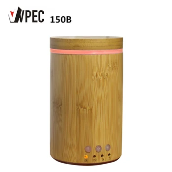 

VVPEC 150ML Bamboo Air Humidifier Essential Oil Diffuser Humidificador Mist Maker LED Aroma Diffusor Aromatherapy