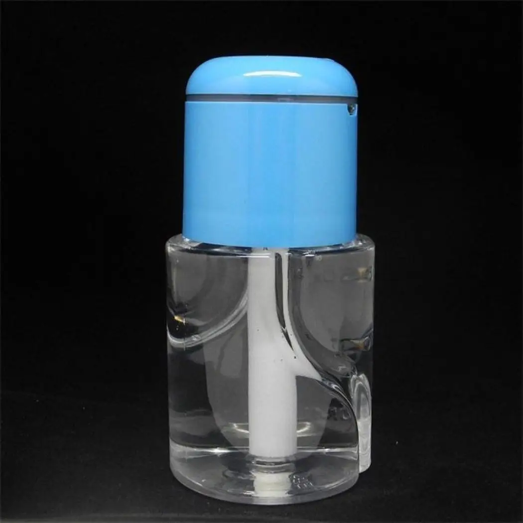 

Columnar Ultrasonic Air Humidifier Aroma Essential Oil Diffuser Mini USB Humidifier Anti-dry Mist Fogger Maker Bottle Cap Blue