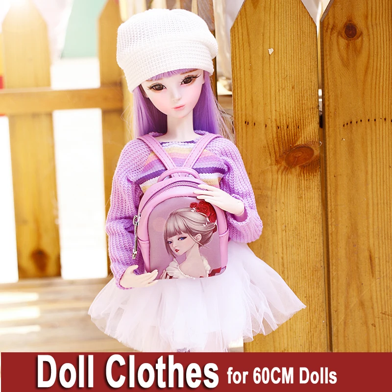 HandmadeFashionGirlsCoatDressDollClothesfor5560cmBjd13