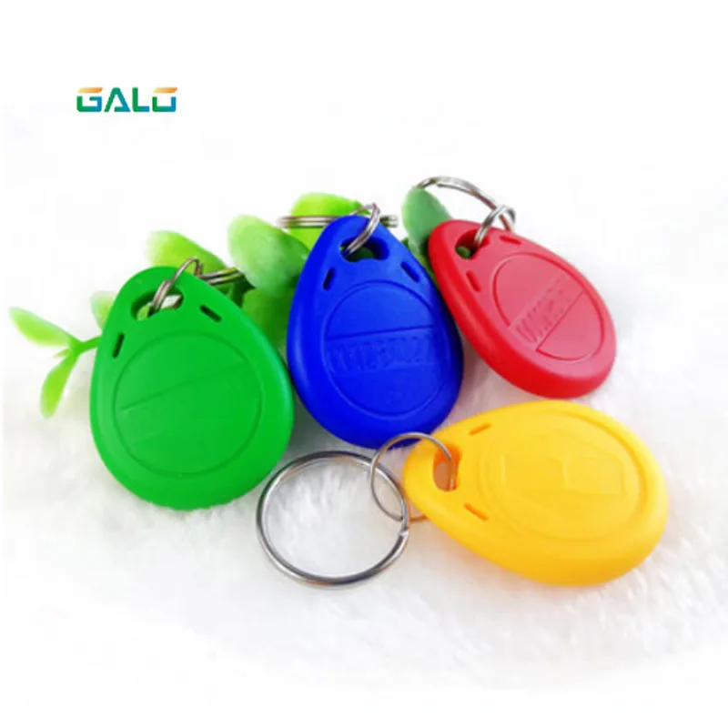 

10Pcs 125khz ID Badge Keyfob RFID Tag Tags llavero Porta Chave Card Sticker Key Fob Token Ring Proximity Chip