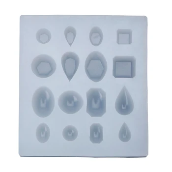 

DIY Silicone Pendant Mold Making Jewelry For Resin Necklace Mould Craft Tool New