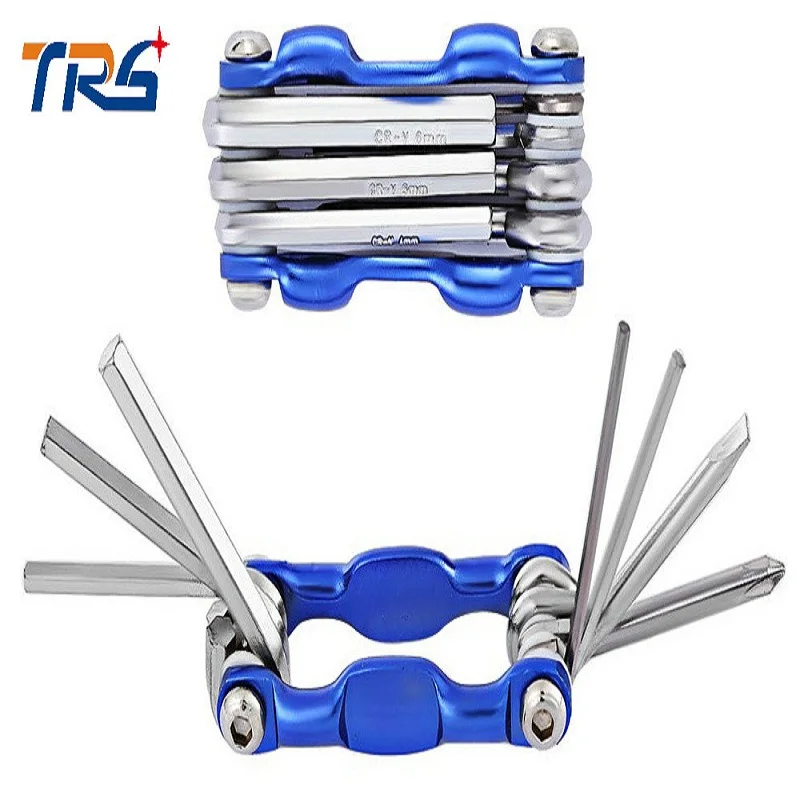 

New Wrench Set Folding Hex Key Set Bicycle Tool Combination Tool Allen Wrench Bicycle Repair Kit