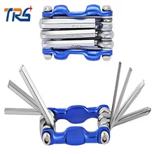New Wrench Set Folding Hex Key Set Bicycle Tool Combination Tool Allen Wrench Bicycle Repair Kit 15 in 1 folding bicycle repair tool set hex wrench screwdrivers nut tools hex key bicicleta multi bicycle repairing tools