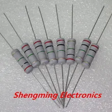 200 шт. 2 Вт 6.2R 6.8R 7.5R 8.2R 9.1R 10R 12R 15R 18R 20R 22R 24R 27R 30R 33R 36R Ом металлооксидный пленочный резистор TOL.5