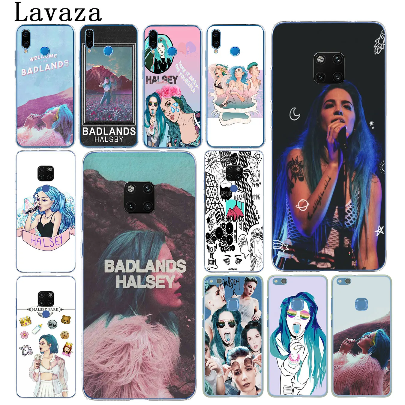 

Lavaza Halsey Colors Lyrics Badlands Phone Case for Huawei Mate 30 20 Pro 10 Lite Nova 5I 4 3i 3 2i 2 Lite Cover
