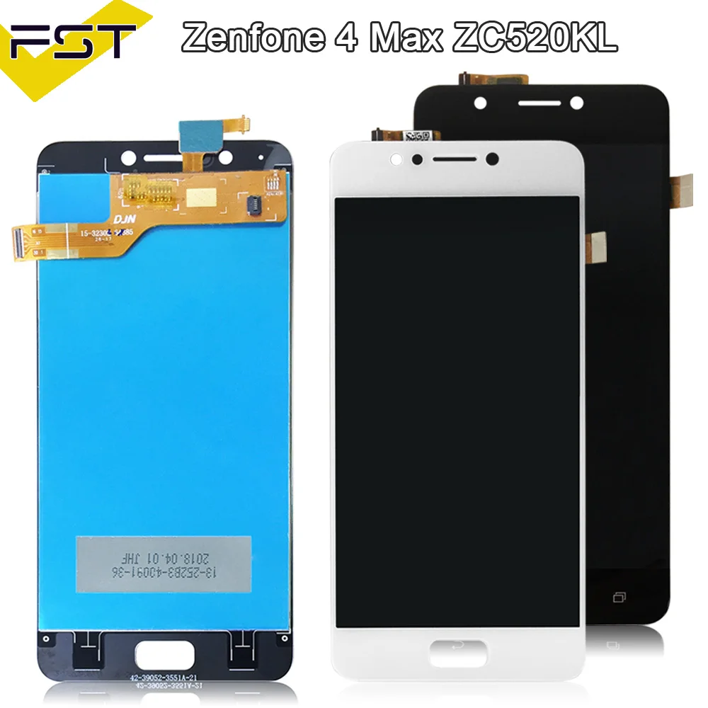 

Black/White 100% Tested Well LCD Display 5.2''For Asus Zenfone 4 Max ZC520KL LCD Screen With Touch Screen Digitizer Assembly