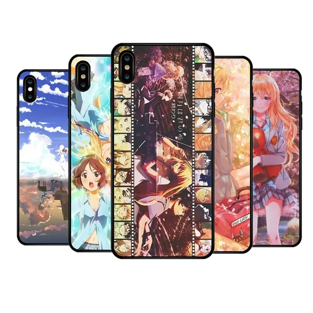 Чехол для телефона Shigatsu wa Kimi no Uso мягкий чехол Iphone XR XS X 6 7 8 Plus Oppo VIVO HUAWEI XIAOMI | Дом и