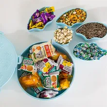 1 шт. в европейском стиле, коробка для орехов, конфет, фруктовый десерт, лоток для тортов, пластиковый креативный ящик для хранения сушеных фруктов, тарелка, суб-дыня, блюдо для семян