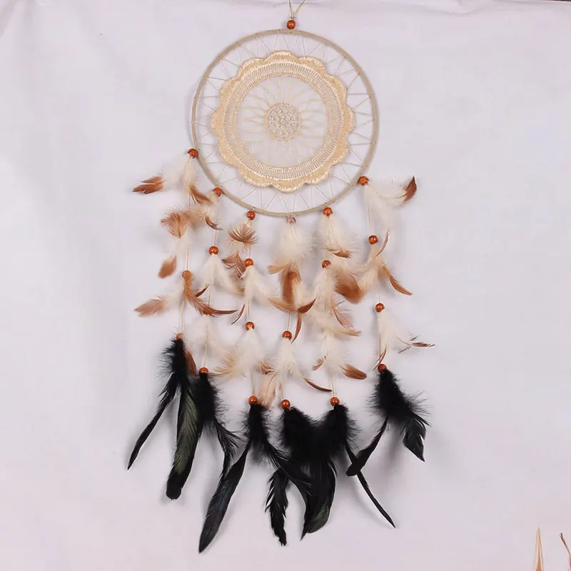

Indian Style Handmade Dream Catcher Wall Hanging Home Decor For Children & Girls' Bedroom Decoration Craft Dream Catcher