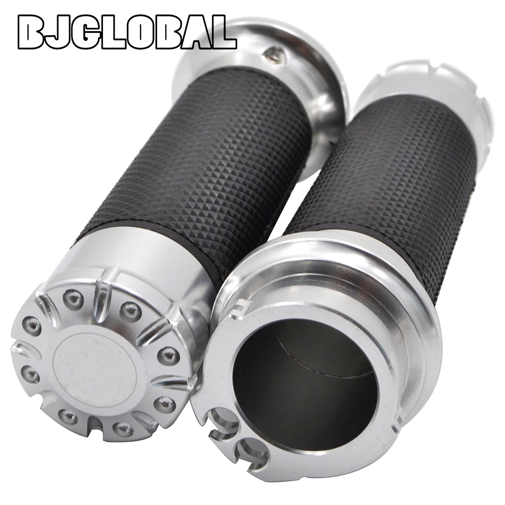 

New 1" 25mm Grips CNC Hand Handle Bar Grip Motorcycle Accessories For Harley Davidson Sportster Cruiser Bobber Chopper Custom