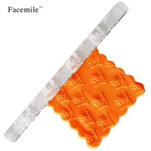 Цветок Тиснение rolling Булавки Сахар ремесло инструмент кекс Sugarpaste Тиснение rolling Булавки Помады Украшения 51012