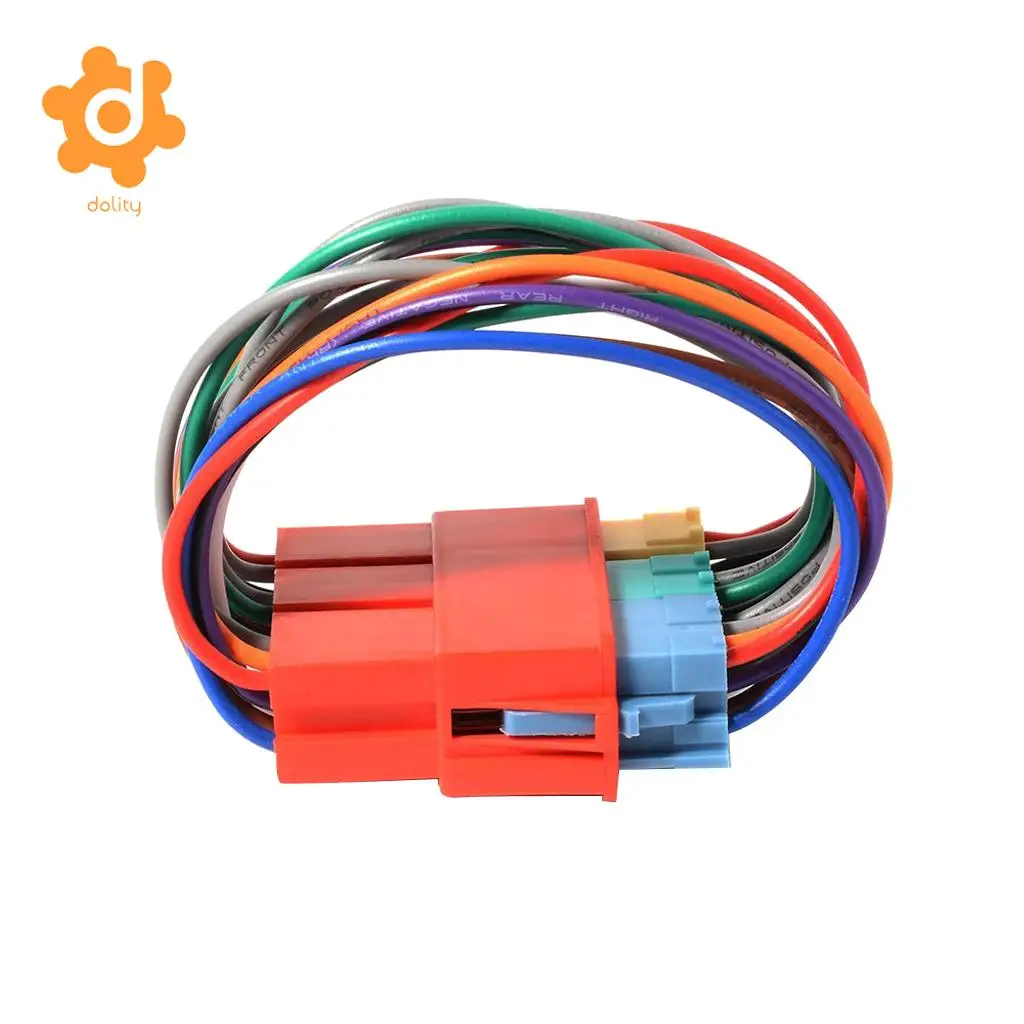 Mini ISO 20Pin Plug Extension CD Harness Cable Adapter for VW Audi A2 A3 A4