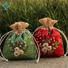

1Pcs Embroidery Drawstring Pouches Jewelry Wedding Favor Gift Bags Organizer about 12 cm x 15 cm (4.7 x 5.9 inch) Amazing Design