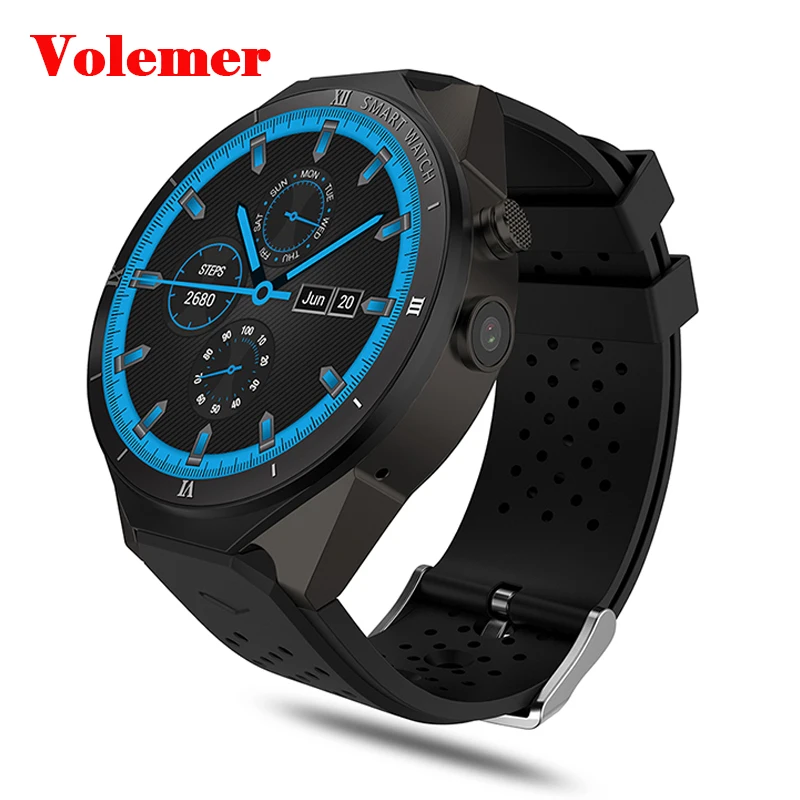 

Volemer 3G Android Smartwatch Phone MTK6580 Quad Core 1.3GHz with SIM Card GPS WiFi 1GB+16GB 2.0MP Camera Smart Watch for Xiaomi