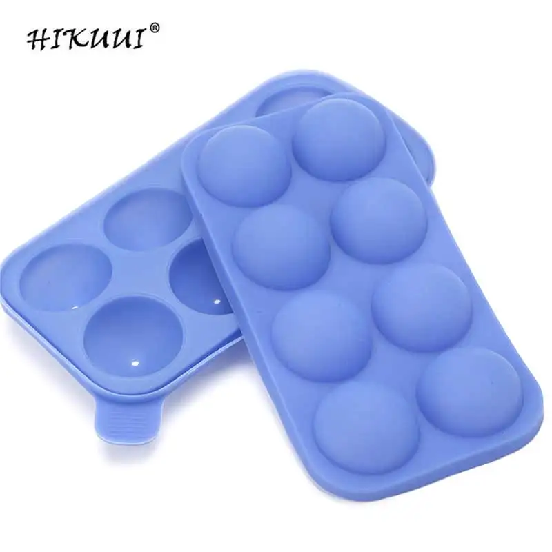 

8 or 12 Hole Silicone Pop Mold Ball Shaped Die Mold Silicone Lollipop Chocolate Cake Baking Ice Tray Mould Baking Tool