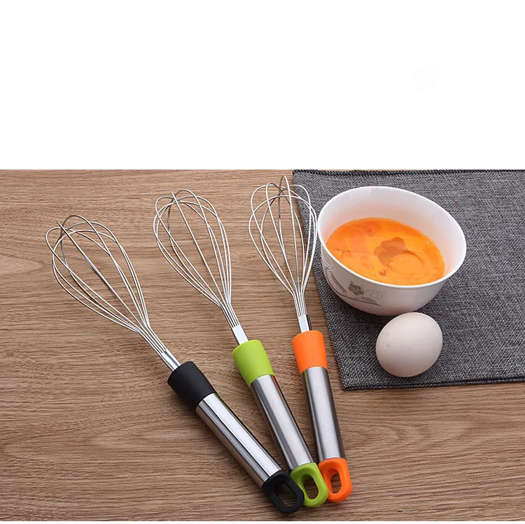 

1PC Stainless Steel Kitchen Mixer Balloon Egg Beater Whisk for Whipping Manual Milk Cream Whisk Stirring Egg Tools KX 256