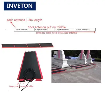

2pcs Long Range 10dbi linear UHF RFID Marathon floor Mat Antenna for Race Timing System waterproof anti-pressure 1.2m length