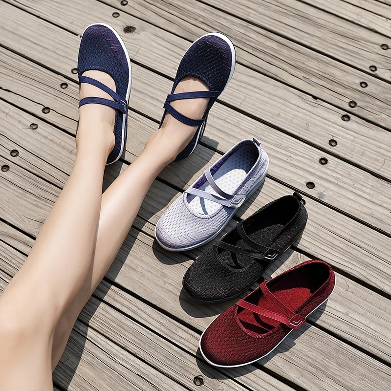 CAGILKZEL/ г.; летняя модная женская обувь на плоской платформе; женская Повседневная дышащая обувь из сетчатого материала; мокасины; zapatos mujer; женская обувь