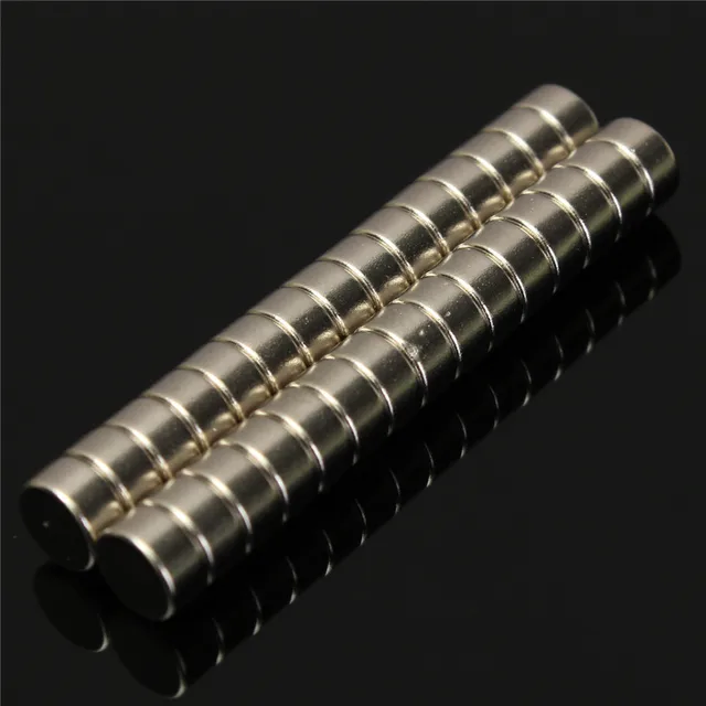 30pcs 6mm x 3mm N52 Round Rare Earth Neodymium Strong