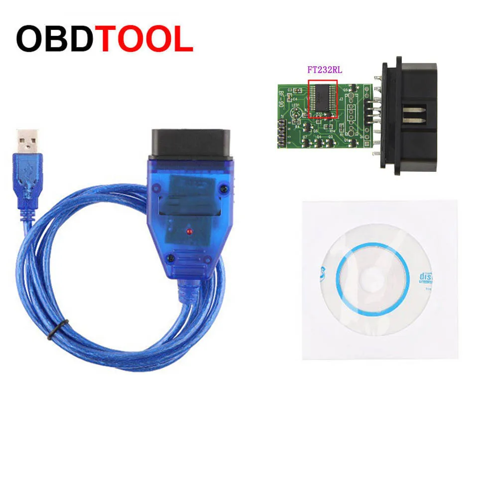 Хороший чип FT232RL VAG USB интерфейс для автомобилей Audi и т. Д. OBD OBD2 16 контактный разъем