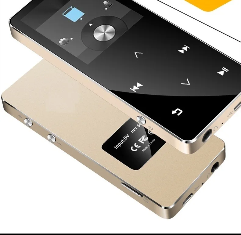 Geruida Bluetooth Hi-Fi MP4 плеер 8 г Touch ключ MP3 с часы с видеорегистратором E-Book рука ремешок Испанский Русский Португальский французский