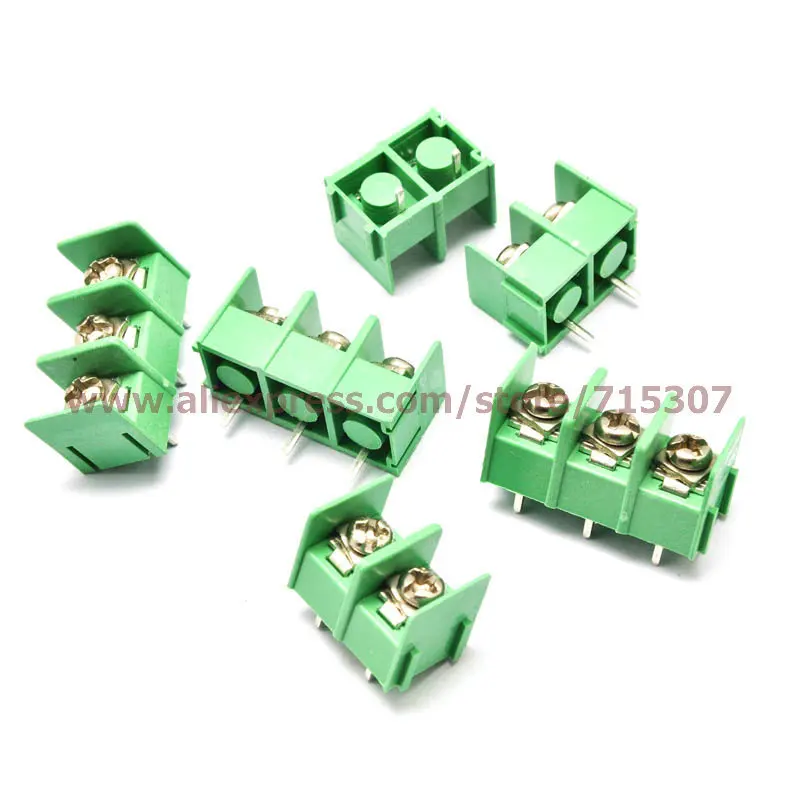 

PHISCALE 10pcs PCB Terminal Blocks 8.5mm 3pin 300V 20A