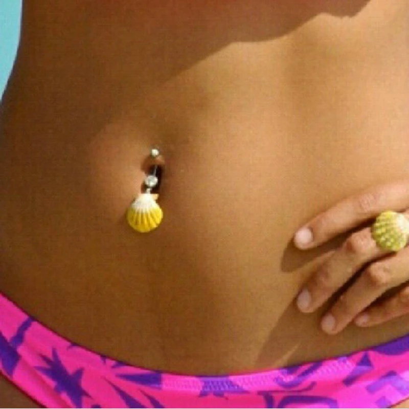 

12PCS Fashion Body Piercing Jewelry Gold Cat Navel Piercing 14G 316L Surgical Steel Bar Piercing Navel Belly Button Rings