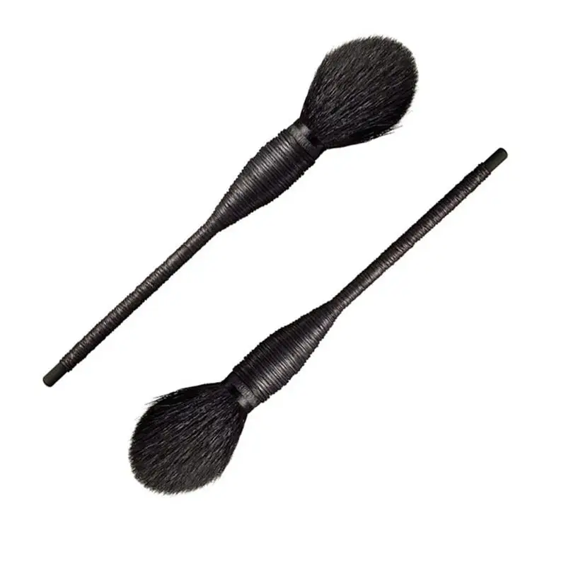 

1pc Profesional Makeup Brushes Cosmetic Blush Powder brush Flat Goat Wool Rattan Foundation Make Up Brushes Beauty tool