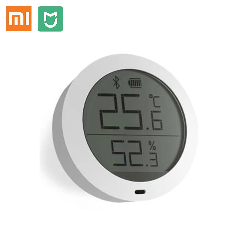 xiaomi mijia temperature and humidity monitoring electronic watch