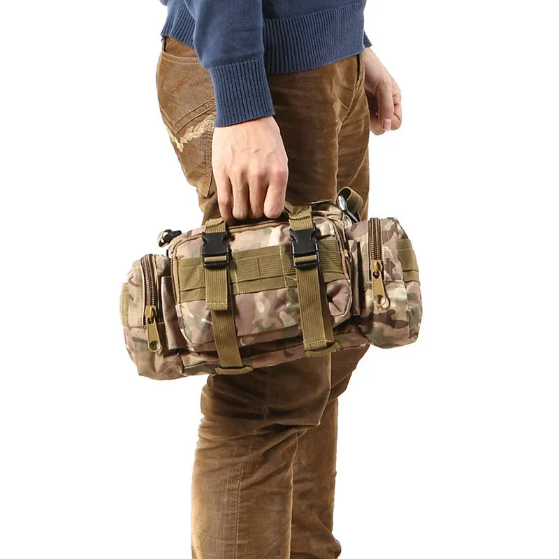 

600D Tactical Waist Bag Oxford Climbing backpack chest Bags Outdoor Military Camping Hiking backpack 6L Portable shoulder bag