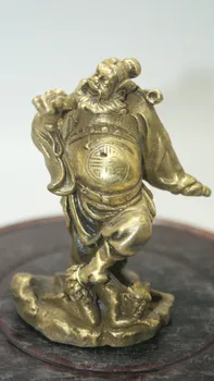 

Fine old Chinese Unique Copper Carved Zhong Kui statue