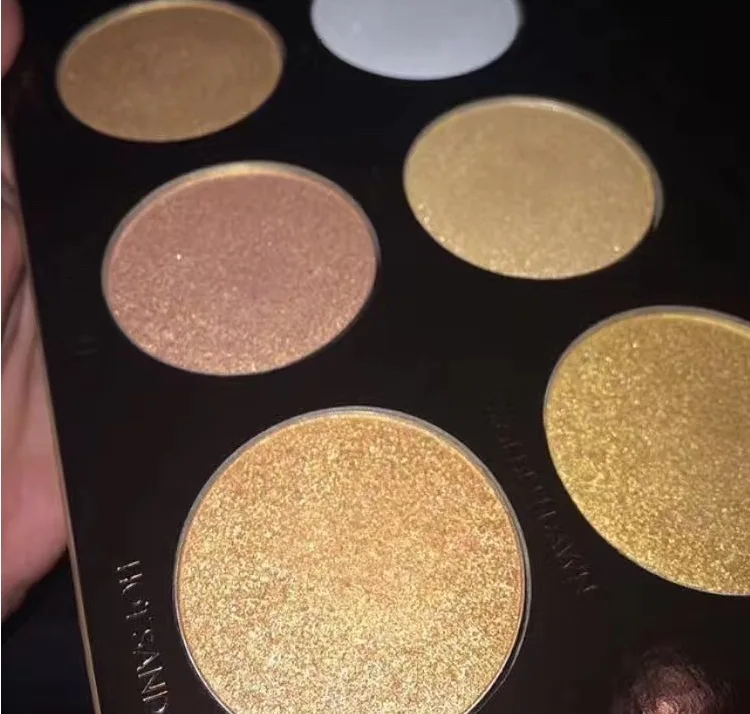 6 цветов Aurora Хайлайтер для макияжа палитра для макияжа GlowKit бронзатор для лица блеск для контурного макияжа Пигмент Макияж хайлайтер Pallete - Color: 02