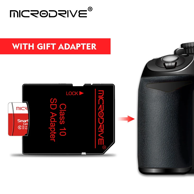 Карта памяти MicroDrive, 64 ГБ, 128 ГБ, micro sd карта, 8 ГБ, 16 ГБ, 32 ГБ, класс 10, флеш-накопитель, sd карта для мобильного телефона